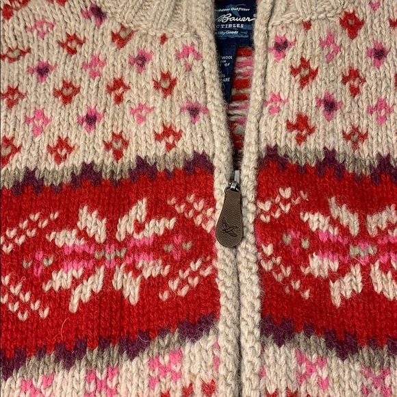 EDDIE Bauer Collectibles full zip wool sweater - Picture 8 of 8